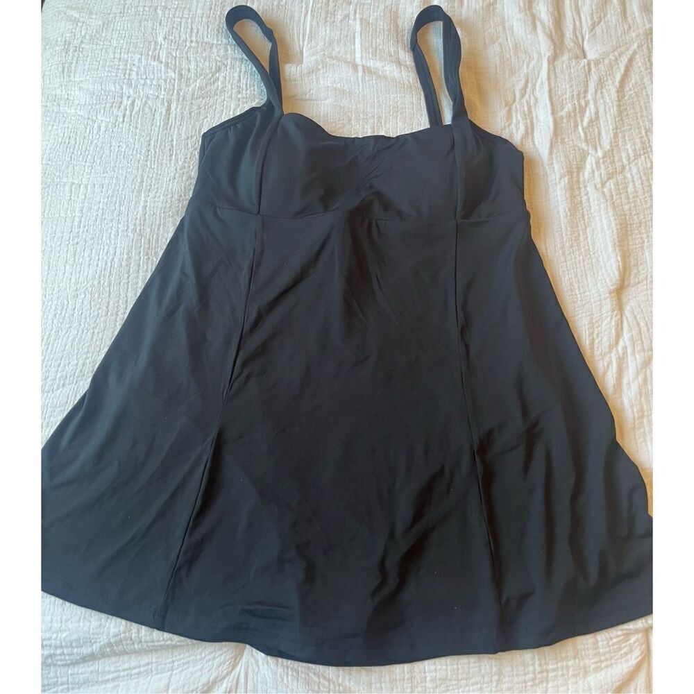Sea Level Eco Essentials Square Neck Tummy Control Swim Dress NEW - Picture 4 of 9